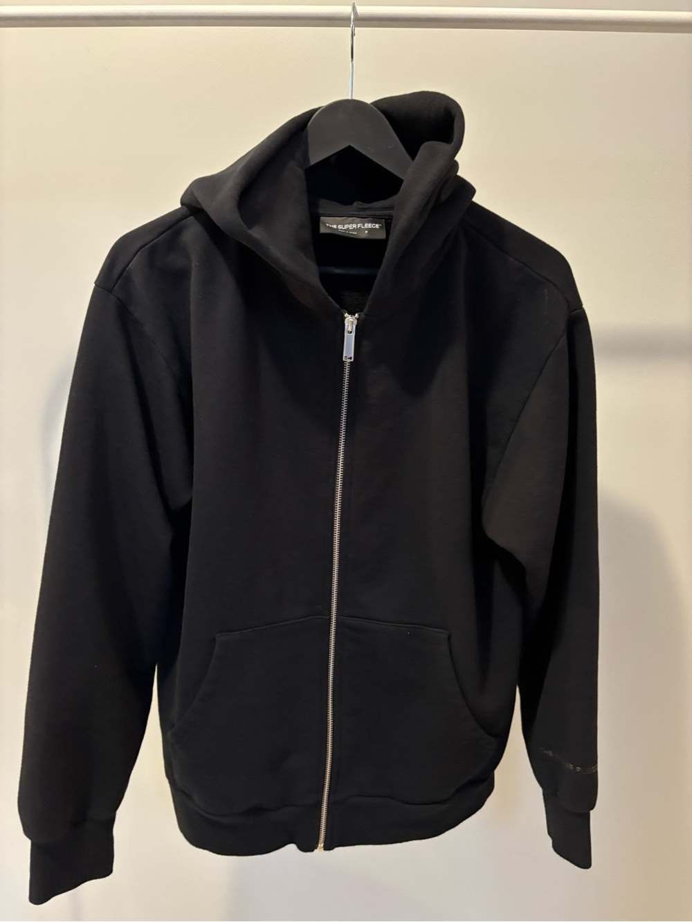 Aritzia “The Super Fleece” Black Zip-Up Hoodie- Back to School!